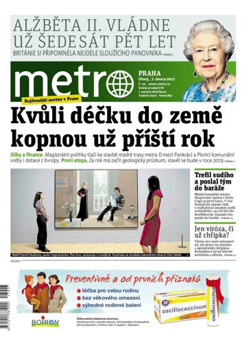 Obálka e-magazínu deník METRO 7.2.2017