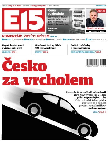 Obálka e-magazínu E15 19.3.2019