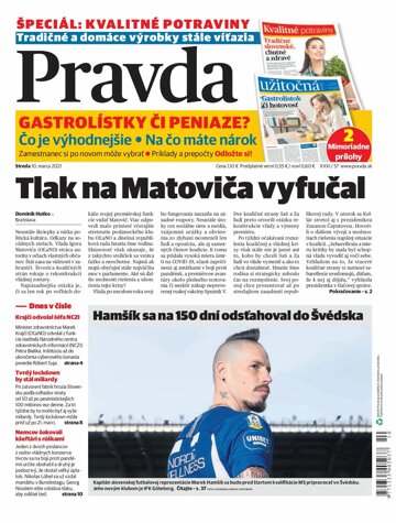 Obálka e-magazínu Pravda 10. 3. 2021