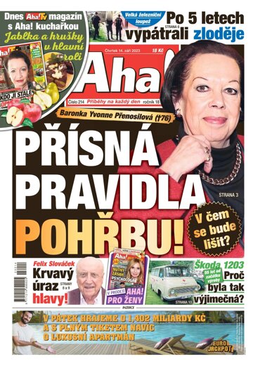 Obálka e-magazínu AHA! 14.9.2023