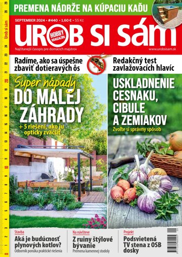 Obálka e-magazínu Urob si sám 9/2024