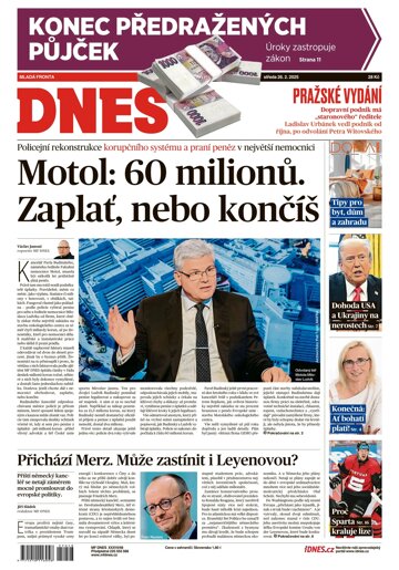 Obálka e-magazínu MF Dnes 26.2.2025