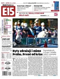 Obálka e-magazínu E15 20.6.2014