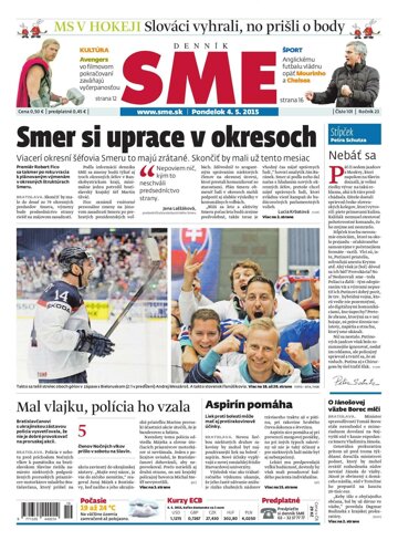 Obálka e-magazínu SME 4.5.2015