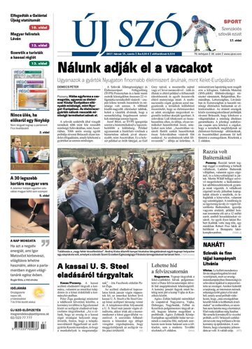 Obálka e-magazínu Új Szó 15.2.2017