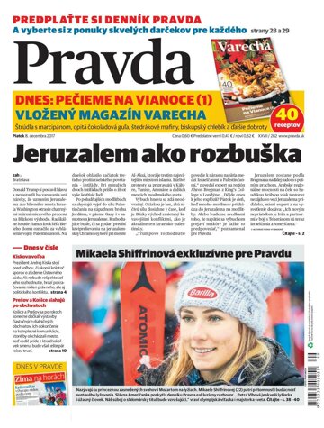 Obálka e-magazínu Pravda 8.12.2017