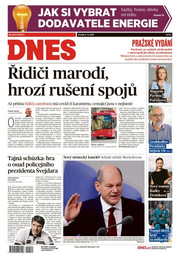 Obálka e-magazínu MF Dnes 9.12.2021