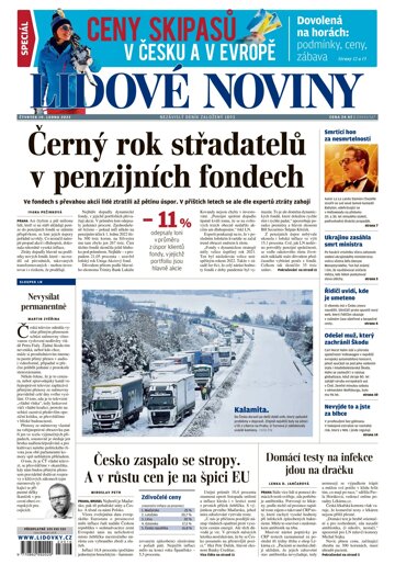 Obálka e-magazínu Lidové noviny 19.1.2023