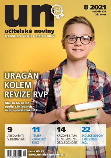 Obálka e-magazínu Učitelské noviny 8/2021