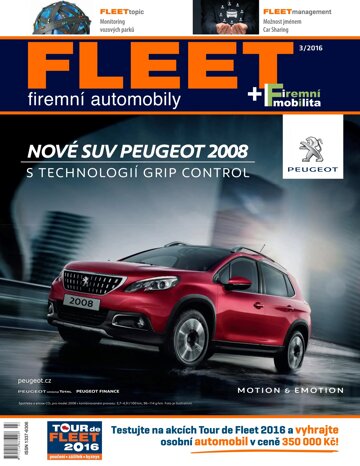 Obálka e-magazínu FLEET firemní automobily 3/2016