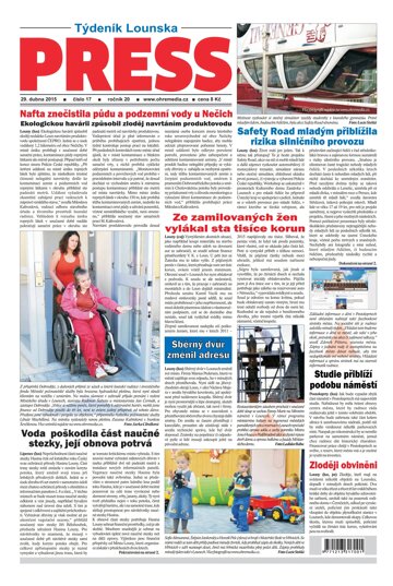 Obálka e-magazínu Lounský press 17/2015