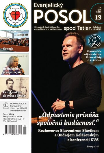 Obálka e-magazínu Evanjelický posol spod Tatier 13/2024