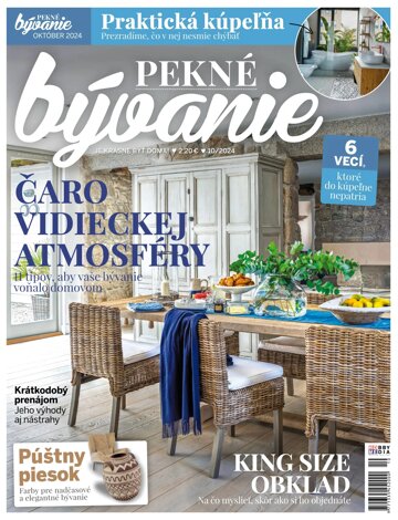 Obálka e-magazínu Pekné bývanie 10/2024