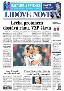 Obálka e-magazínu Lidové noviny 10.9.2014