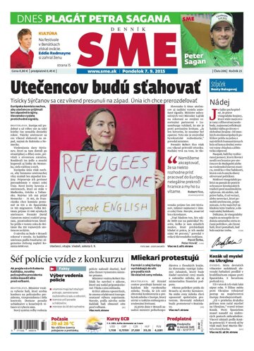 Obálka e-magazínu SME 7.9.2015