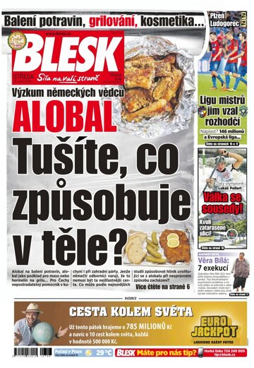 Obálka e-magazínu Blesk 24.8.2016