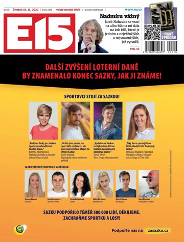 Obálka e-magazínu E15 19.11.2020