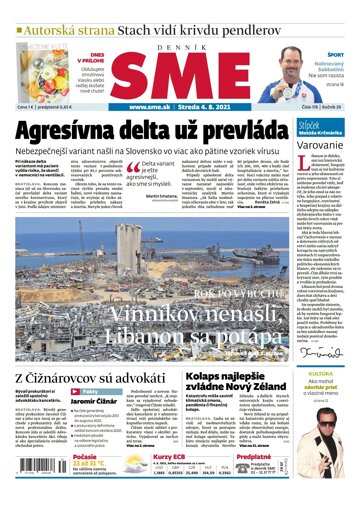 Obálka e-magazínu SME 4-8-2021