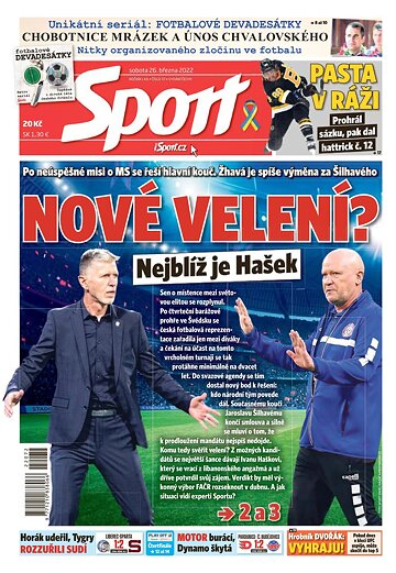 Obálka e-magazínu Sport 26.3.2022