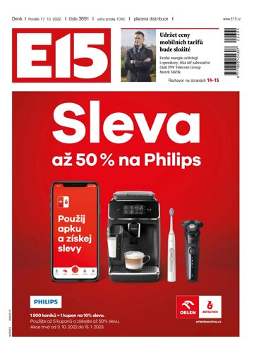 Obálka e-magazínu E15 17.10.2022