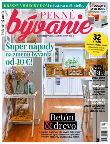 Obálka e-magazínu Pekné bývanie 3/2021