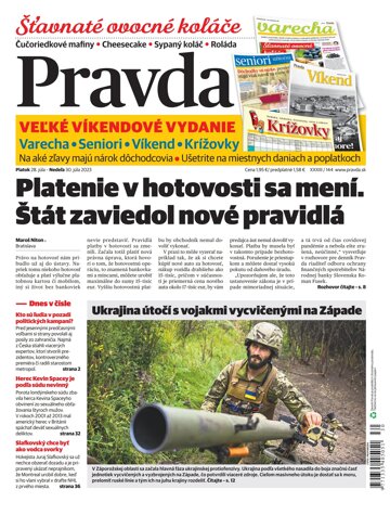 Obálka e-magazínu Pravda 28. 7. 2023