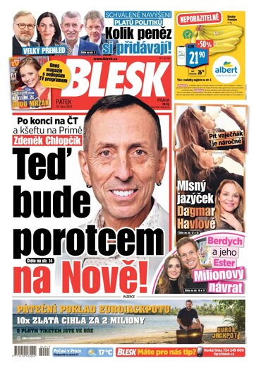 Obálka e-magazínu Blesk 18.10.2024