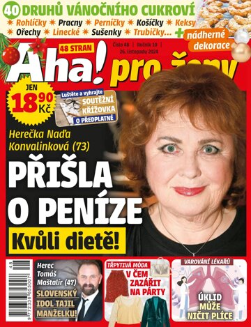 Obálka e-magazínu AHA! pro ženy 48/2024