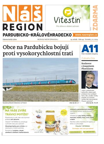 Obálka e-magazínu Náš Region - Pardubicko/Královéhradecko 49/2024