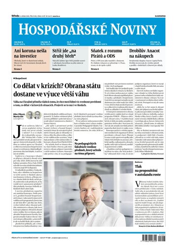 Obálka e-magazínu Hospodářské noviny 005 - 8.1.2025