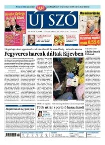 Obálka e-magazínu Új Szó 21.2.2014