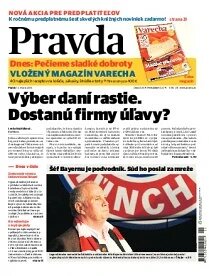 Obálka e-magazínu Pravda 14. 3. 2014