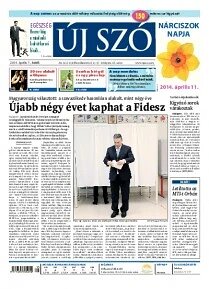 Obálka e-magazínu Új Szó 7.4.2014