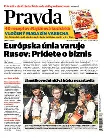 Obálka e-magazínu Pravda 25.7.2014