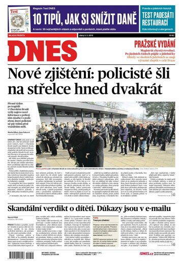 Obálka e-magazínu MF Dnes 3.3.2015