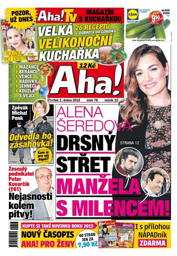 Obálka e-magazínu AHA! 2.4.2015