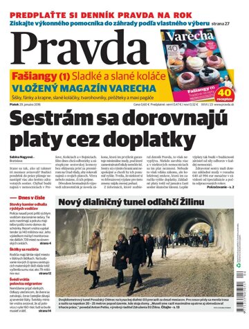 Obálka e-magazínu Pravda 29. 1. 2016