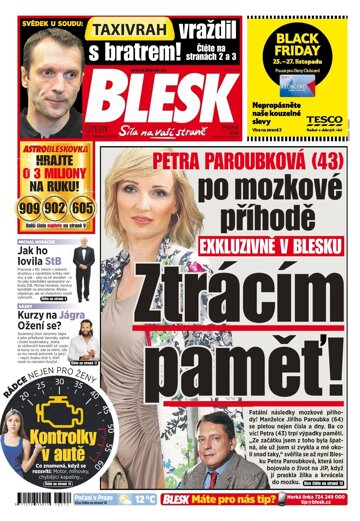 Obálka e-magazínu Blesk 22.11.2016