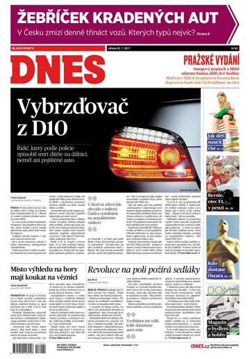 Obálka e-magazínu MF Dnes 25.1.2017