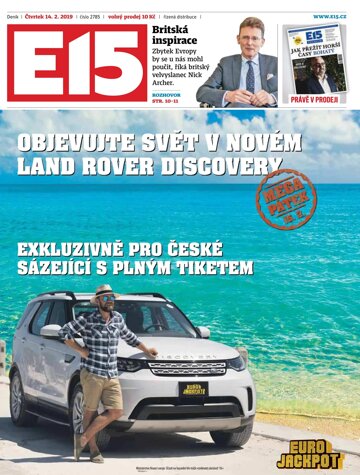 Obálka e-magazínu E15 14.2.2019