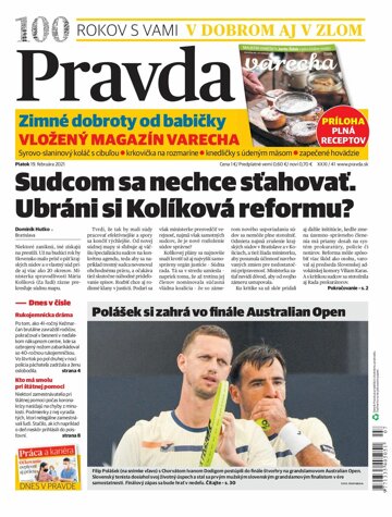 Obálka e-magazínu Pravda 19. 2. 2021