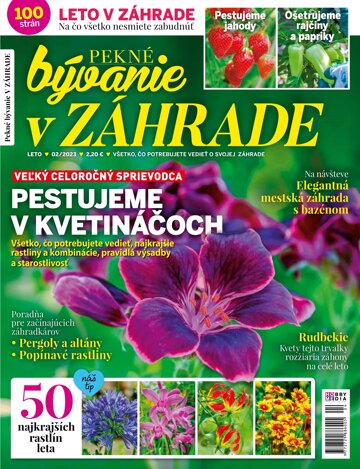 Obálka e-magazínu Pekné bývanie v záhrade 2/2023