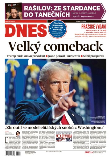 Obálka e-magazínu MF Dnes 7.11.2024