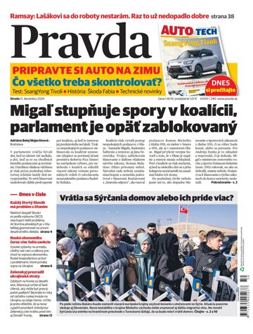 Obálka e-magazínu Pravda 11. 12. 2024