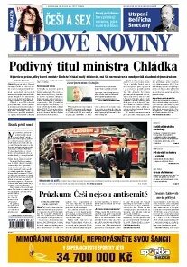 Obálka e-magazínu Lidové noviny 16.5.2014