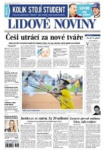 Obálka e-magazínu Lidové noviny 29.5.2014