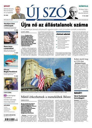 Obálka e-magazínu Új Szó 21.7.2015