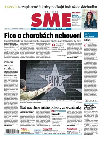 Obálka e-magazínu SME 23.4.2016