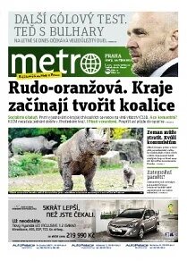 Obálka e-magazínu deník METRO 16.10.2012