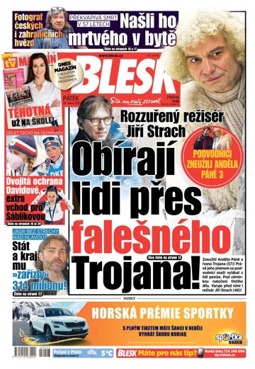 Obálka e-magazínu Blesk 28.1.2022